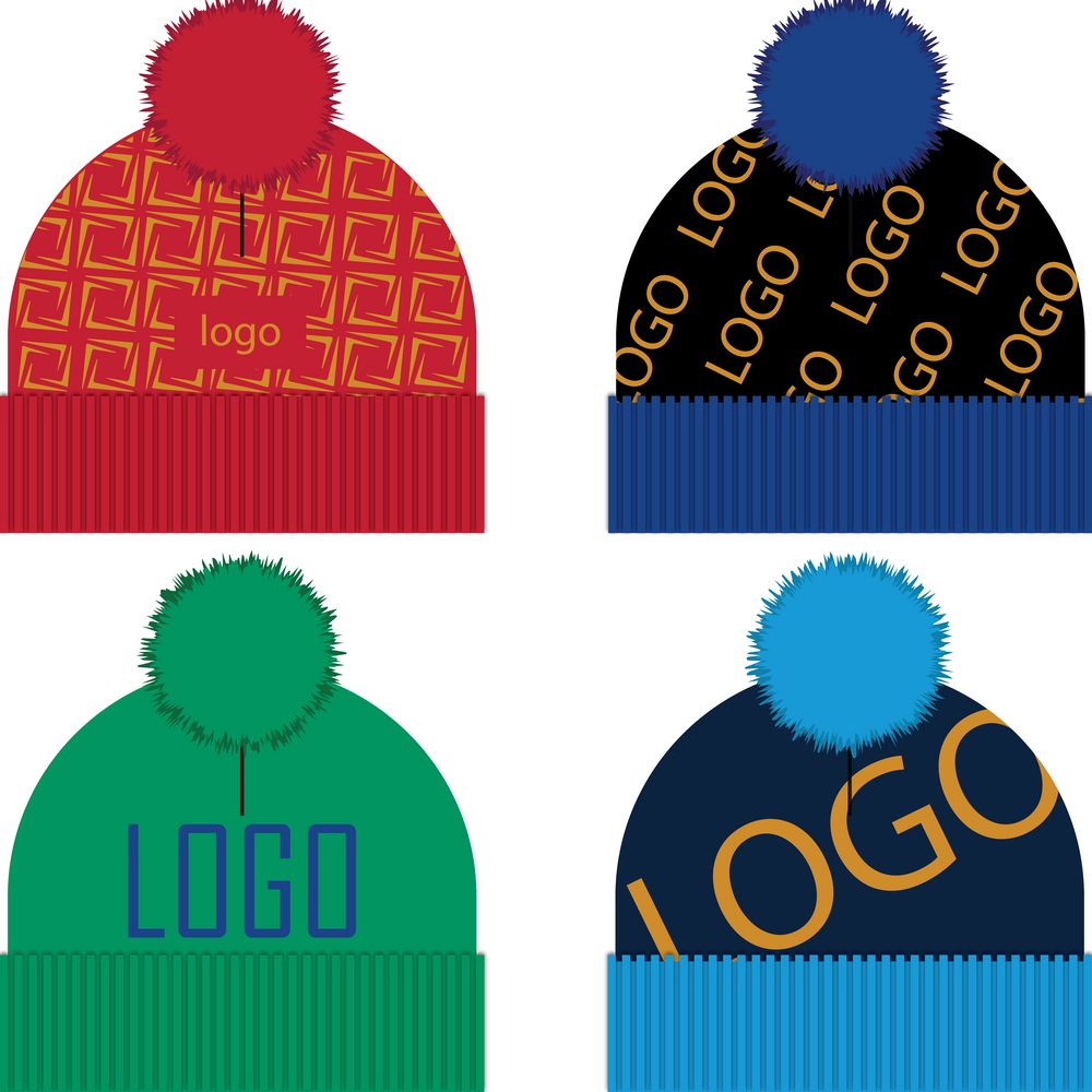 Шапка на заказ Tricksy Fullur, акрил с логотипом