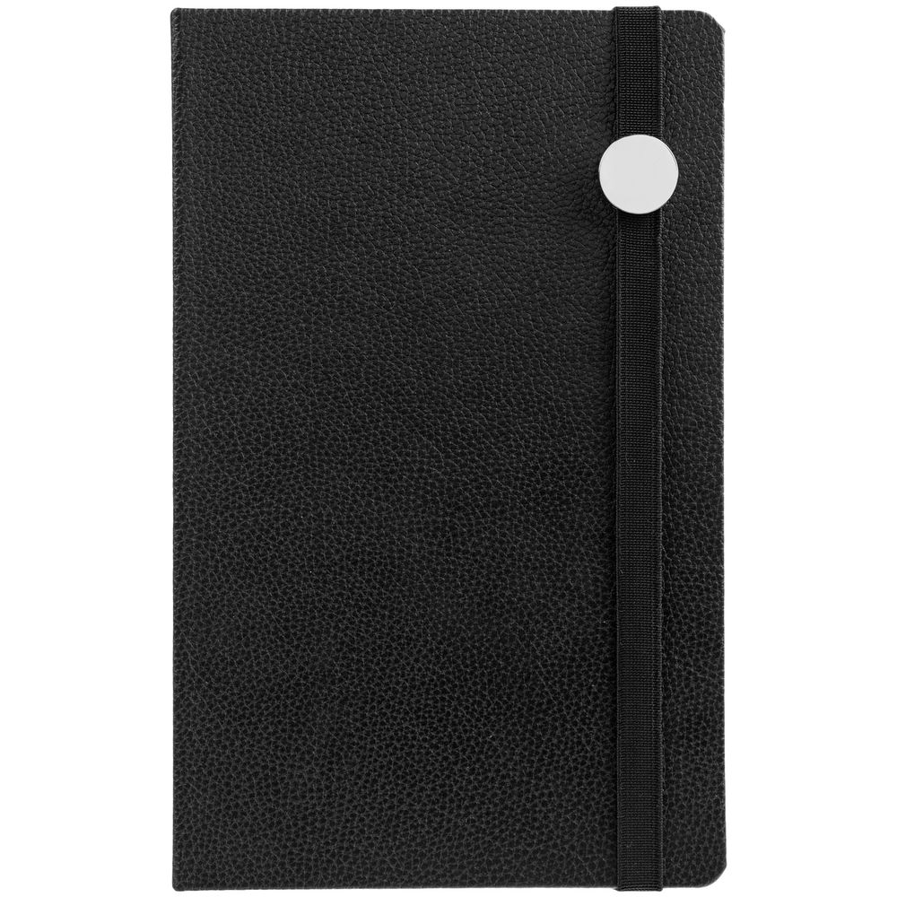 Ежедневник Nova Round, недатированный, черный с логотипом