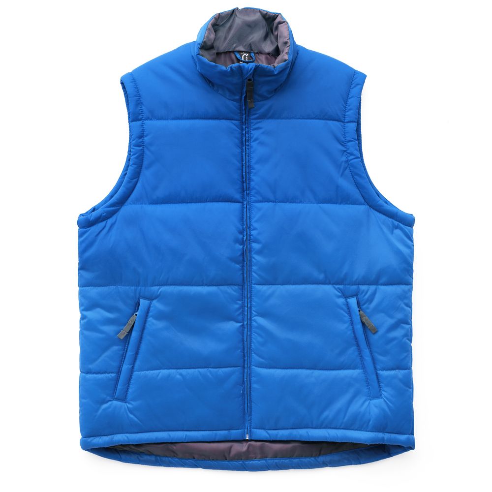Жилет Warm, ярко-синий с логотипом