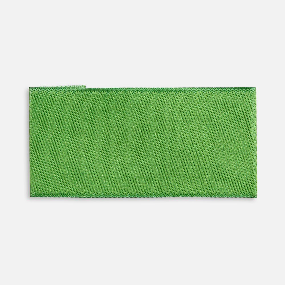 Лейбл тканевый Epsilon, XXS, зеленый (оливковый) с логотипом