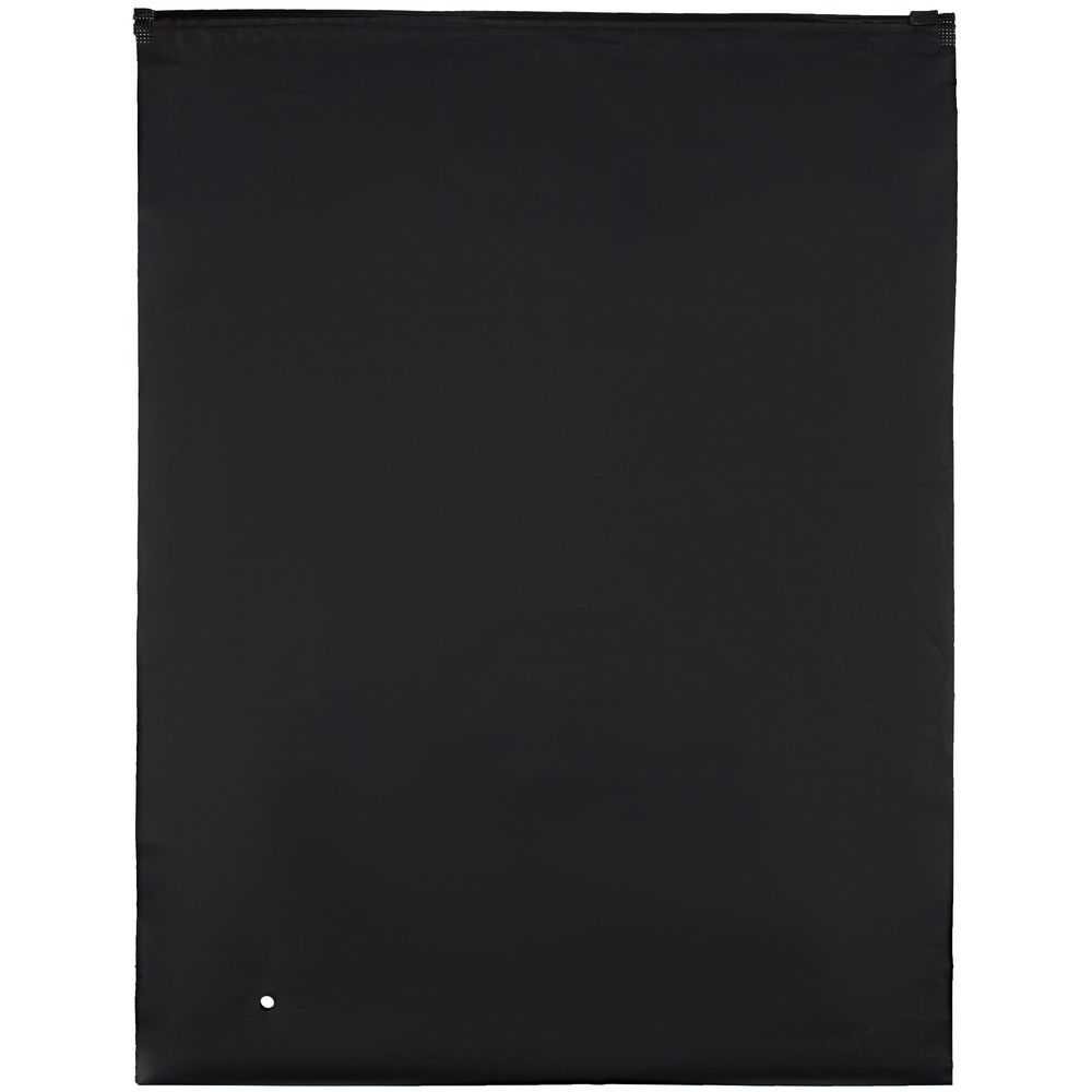 Пакет Zip Lock, M, черный с логотипом