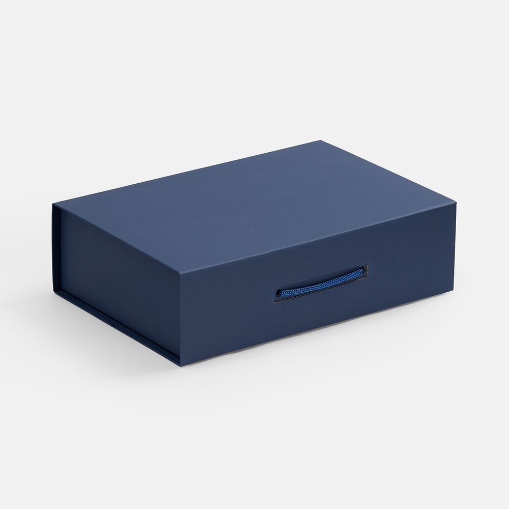 Коробка Case, темно-синяя с логотипом