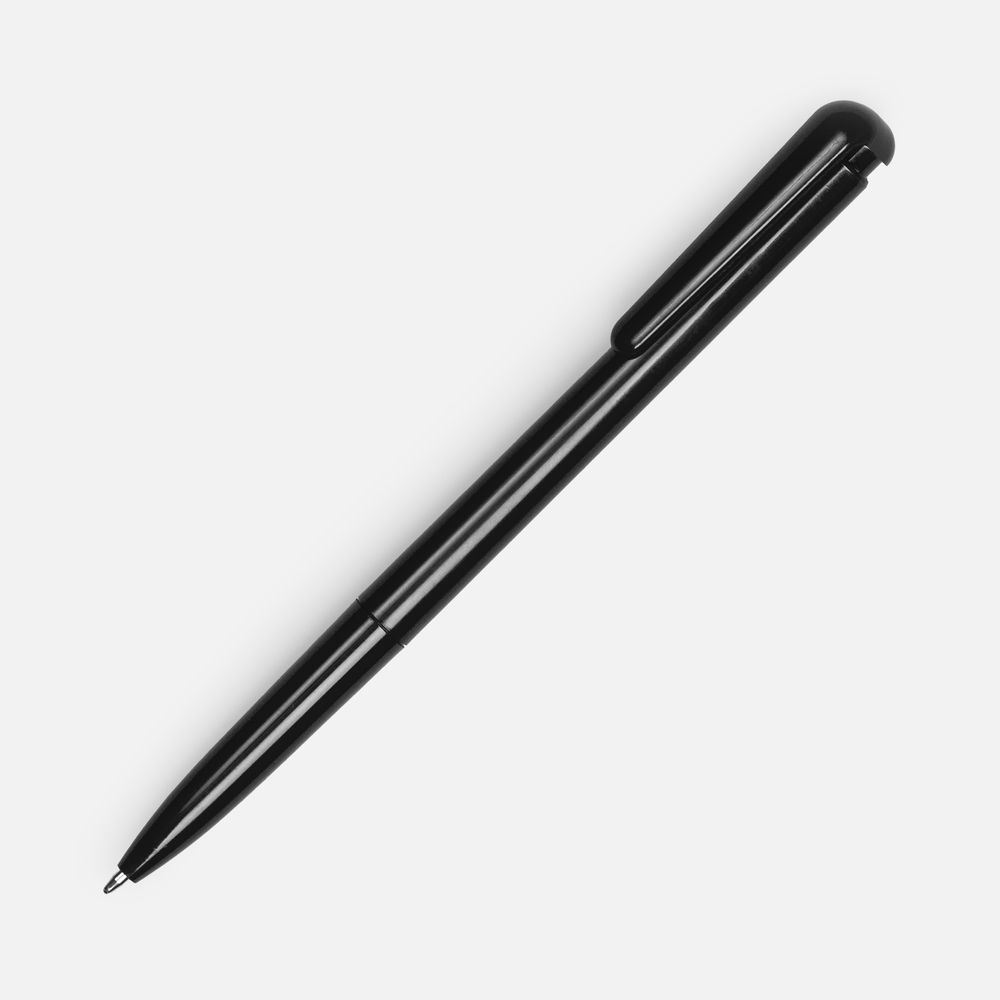Ручка шариковая Penpal, черная с логотипом