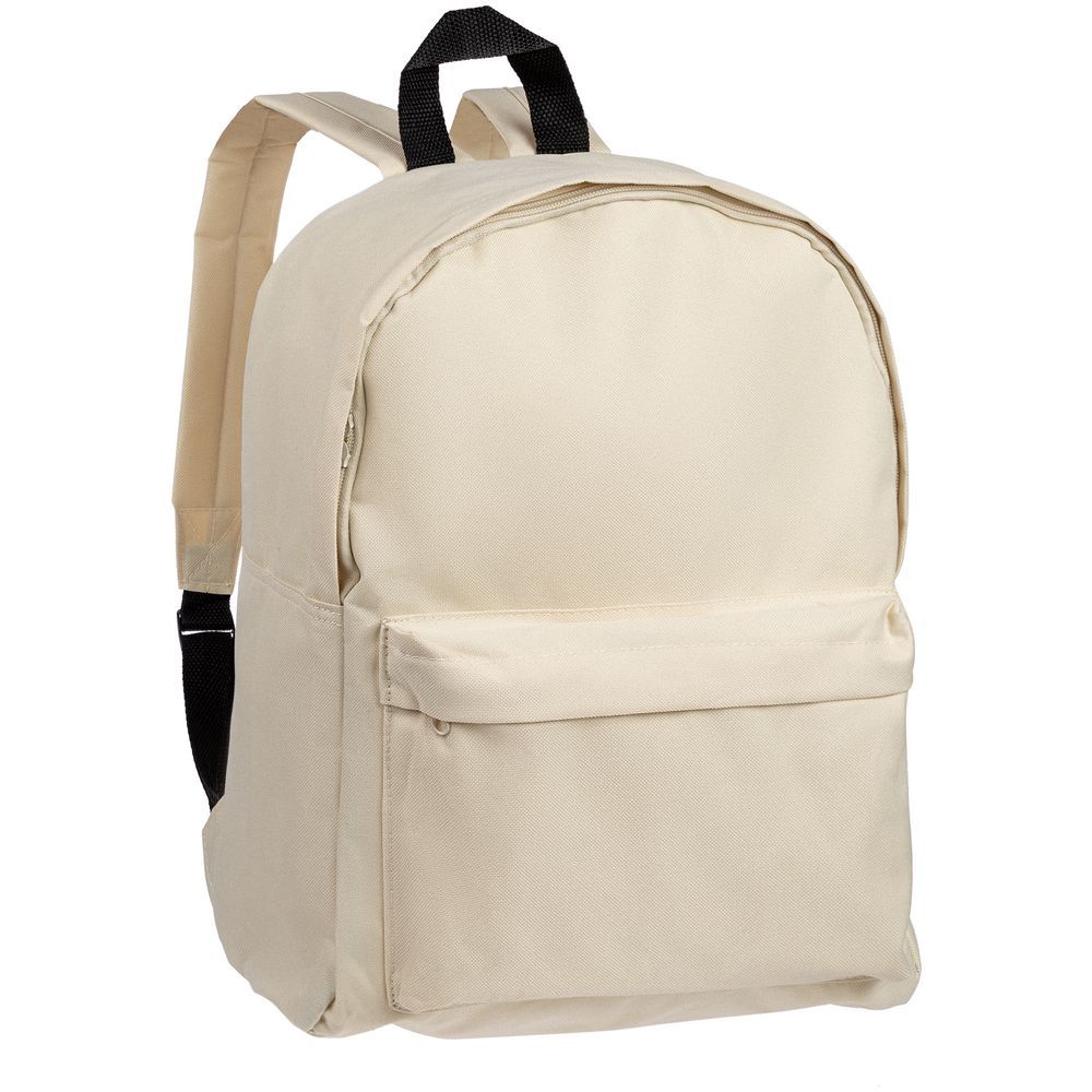 Рюкзак Berna, бежевый с логотипом