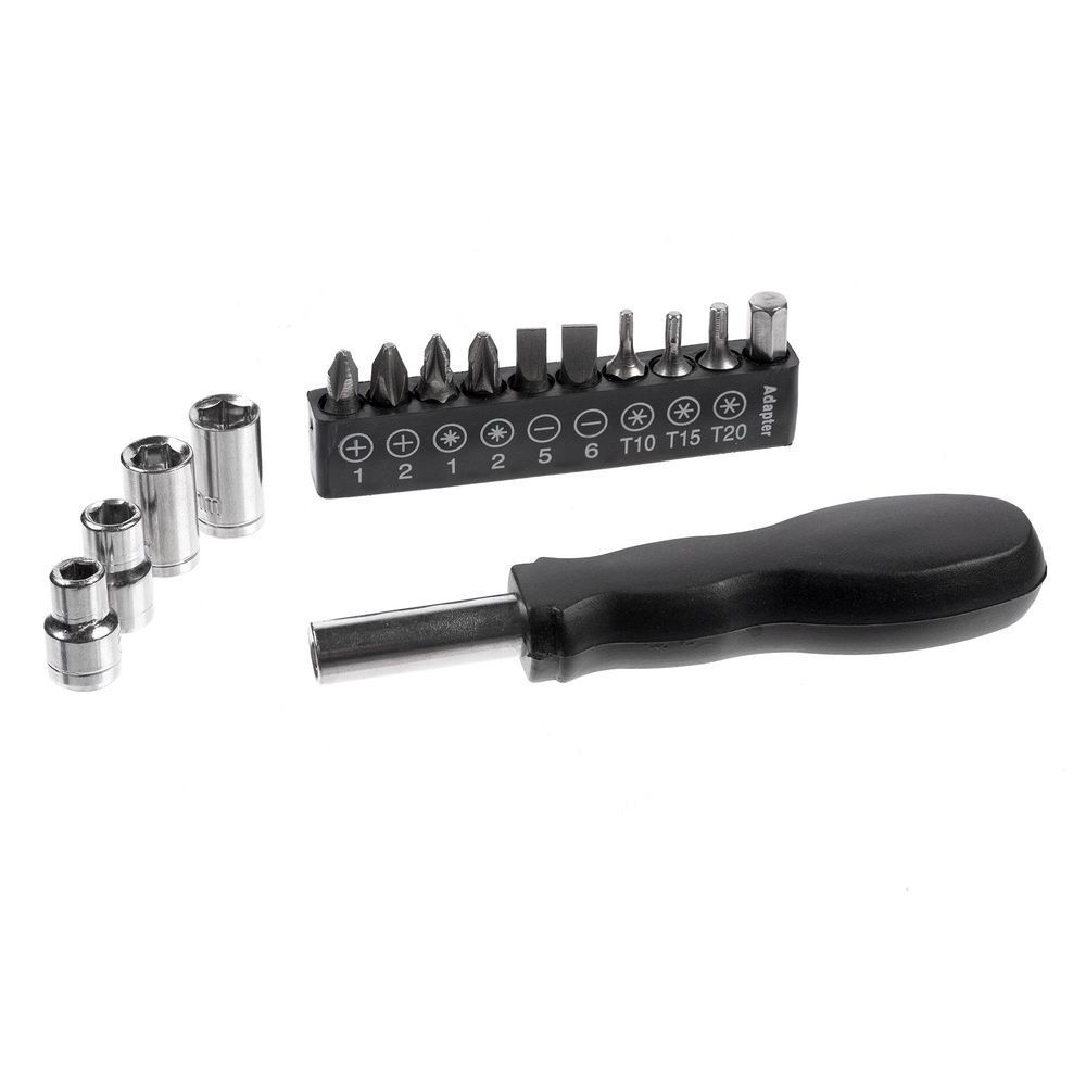 Инструменты с печатью логотипа. Набор инструментов Instanter по цене 930 ₽ руб. (артикул 17701.30) Набор инструментов Instanter, черный