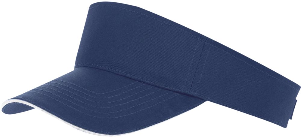 Козырек Ace, темно-синий с белым с логотипом