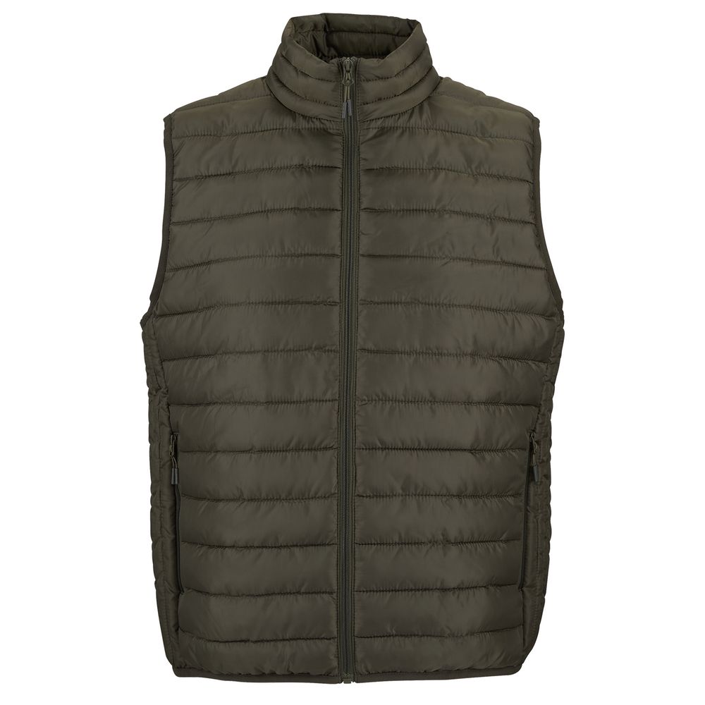 Жилет мужской Stream BW Men, темный хаки с логотипом