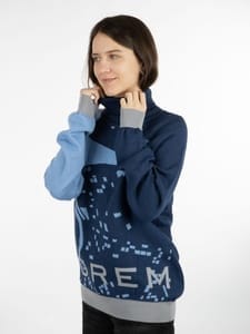 Джемпер на заказ Tricksy Net Reglan, полушерсть с логотипом