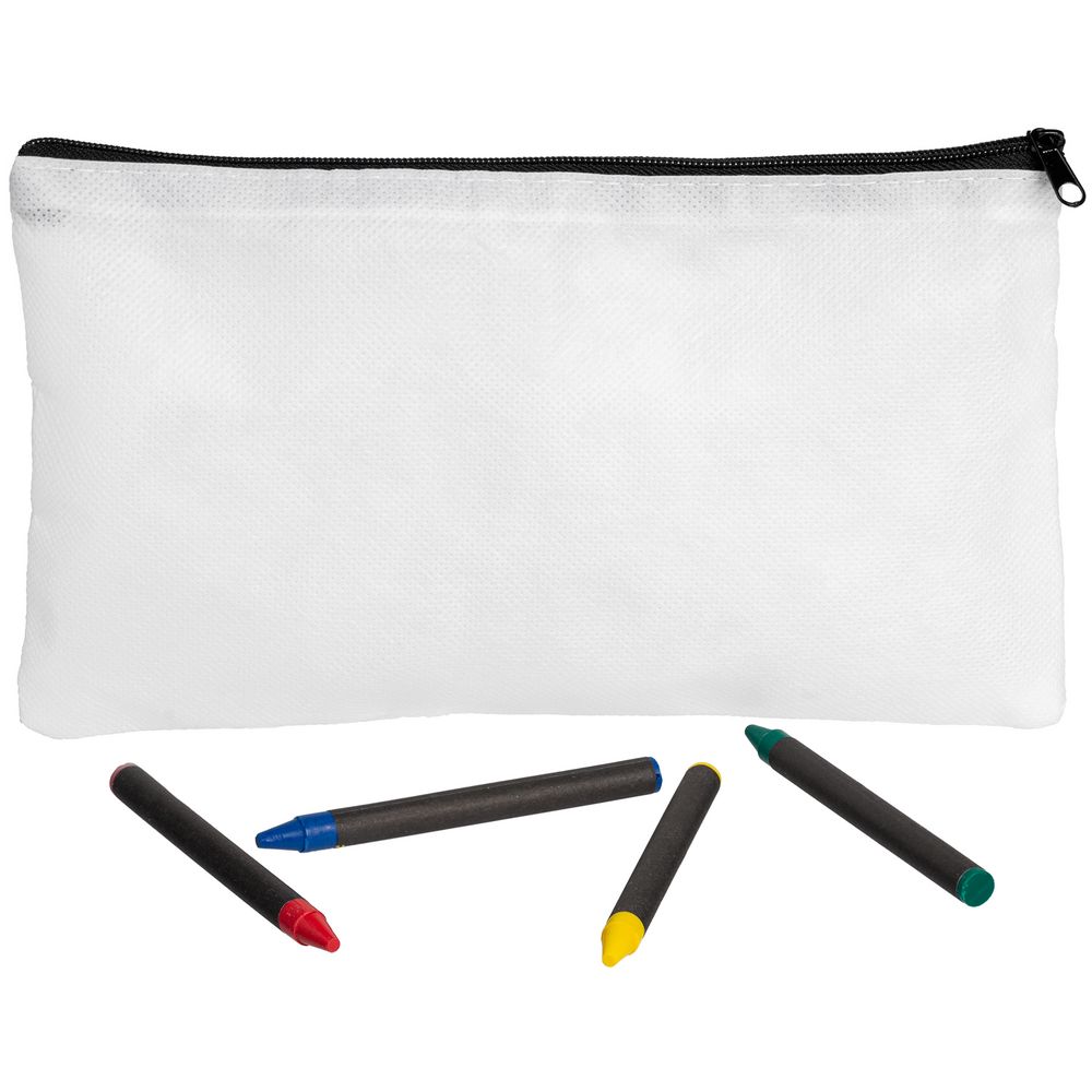 Пенал для раскрашивания Create, белый с логотипом