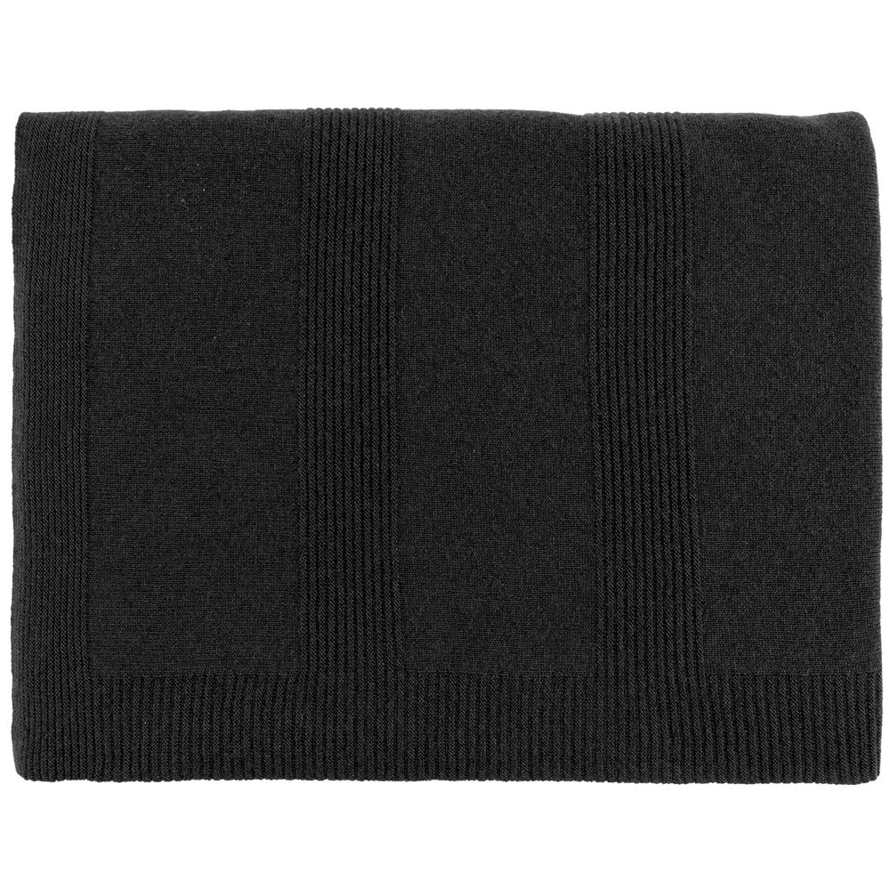 Плед-Палантин Territ, черный с логотипом