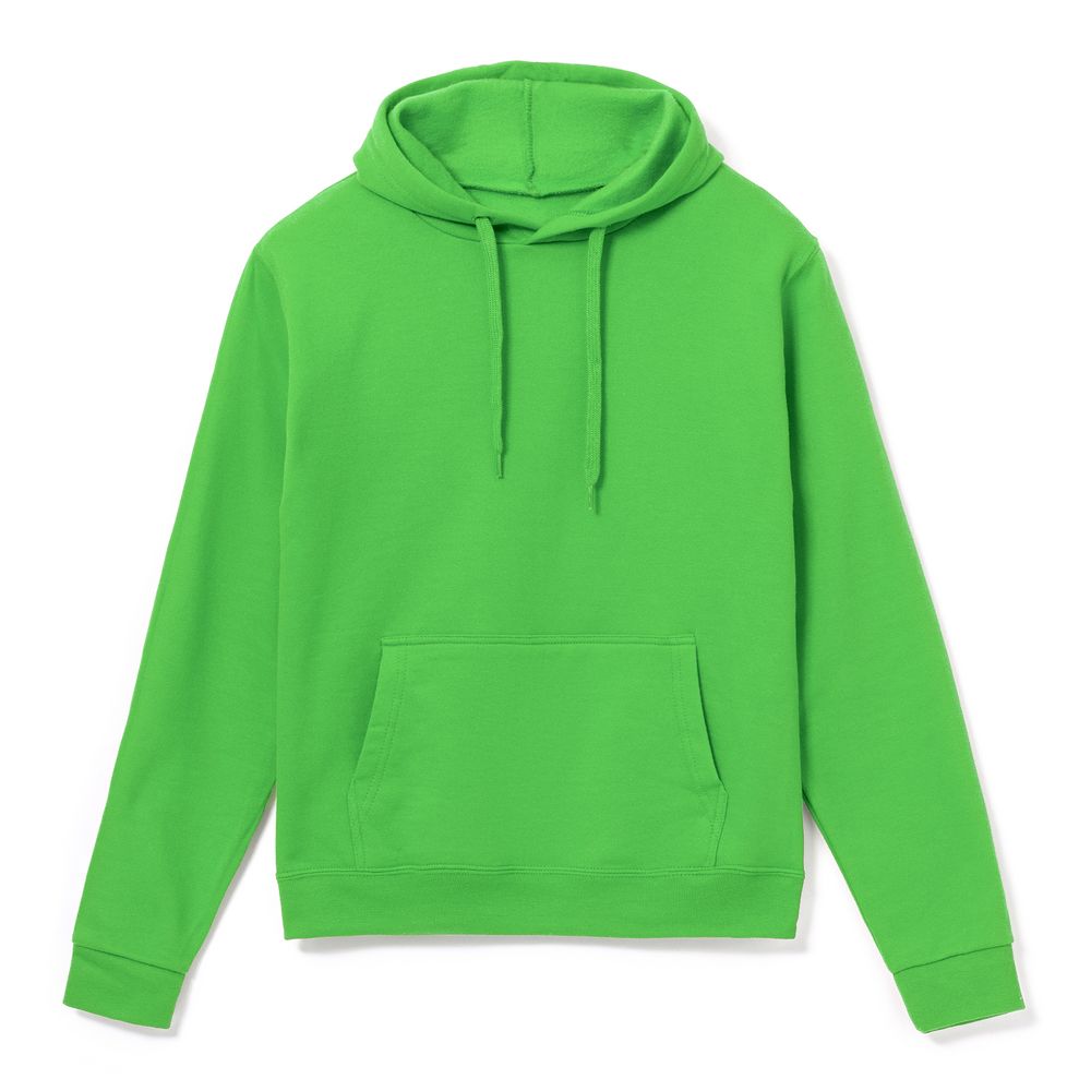 Толстовка с капюшоном Snake II зеленое яблоко с логотипом