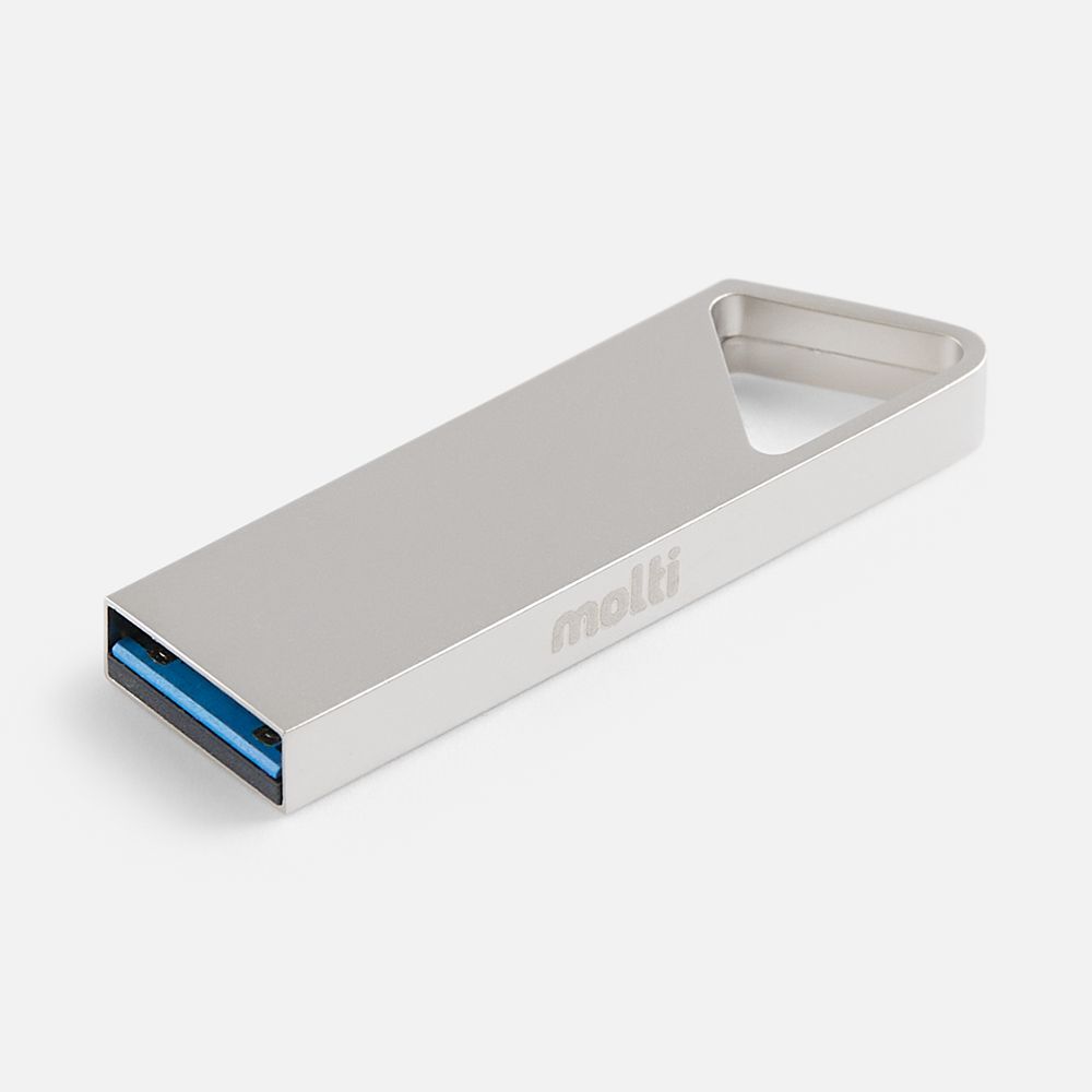Флешка Angle, USB 3.0, 64 Гб с логотипом