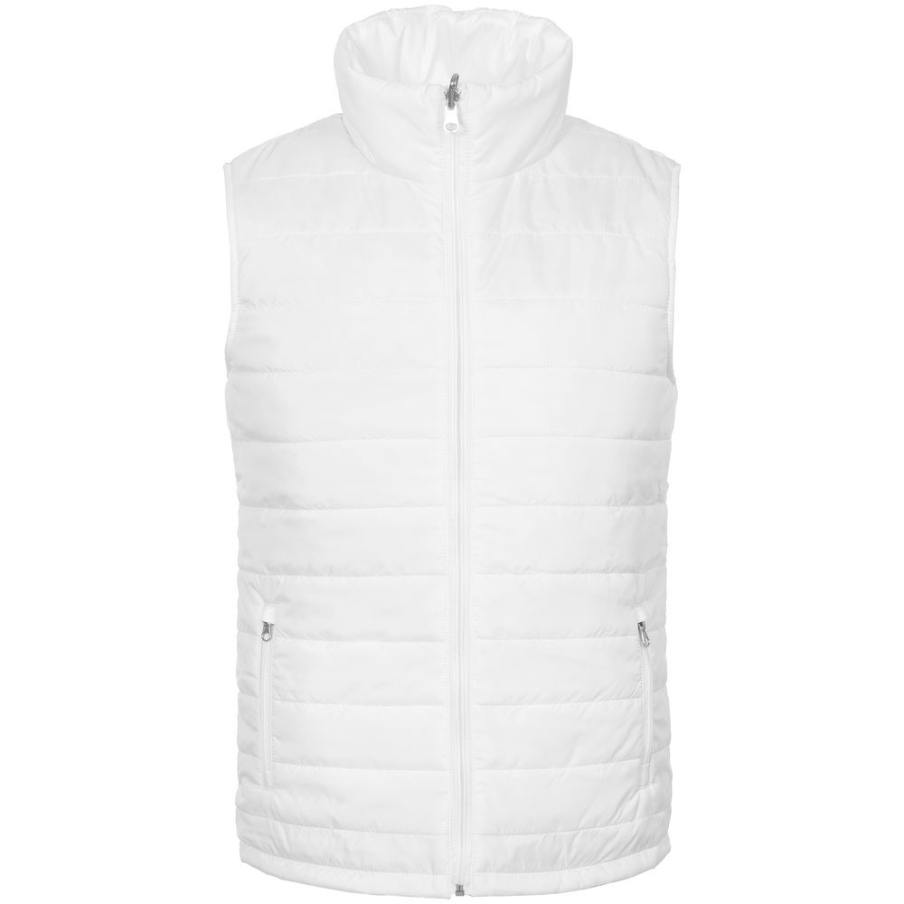 Жилет двусторонний Climb, белый с логотипом