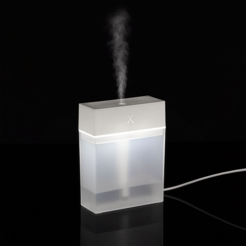 Настольный увлажнитель Air Square, белый с логотипом