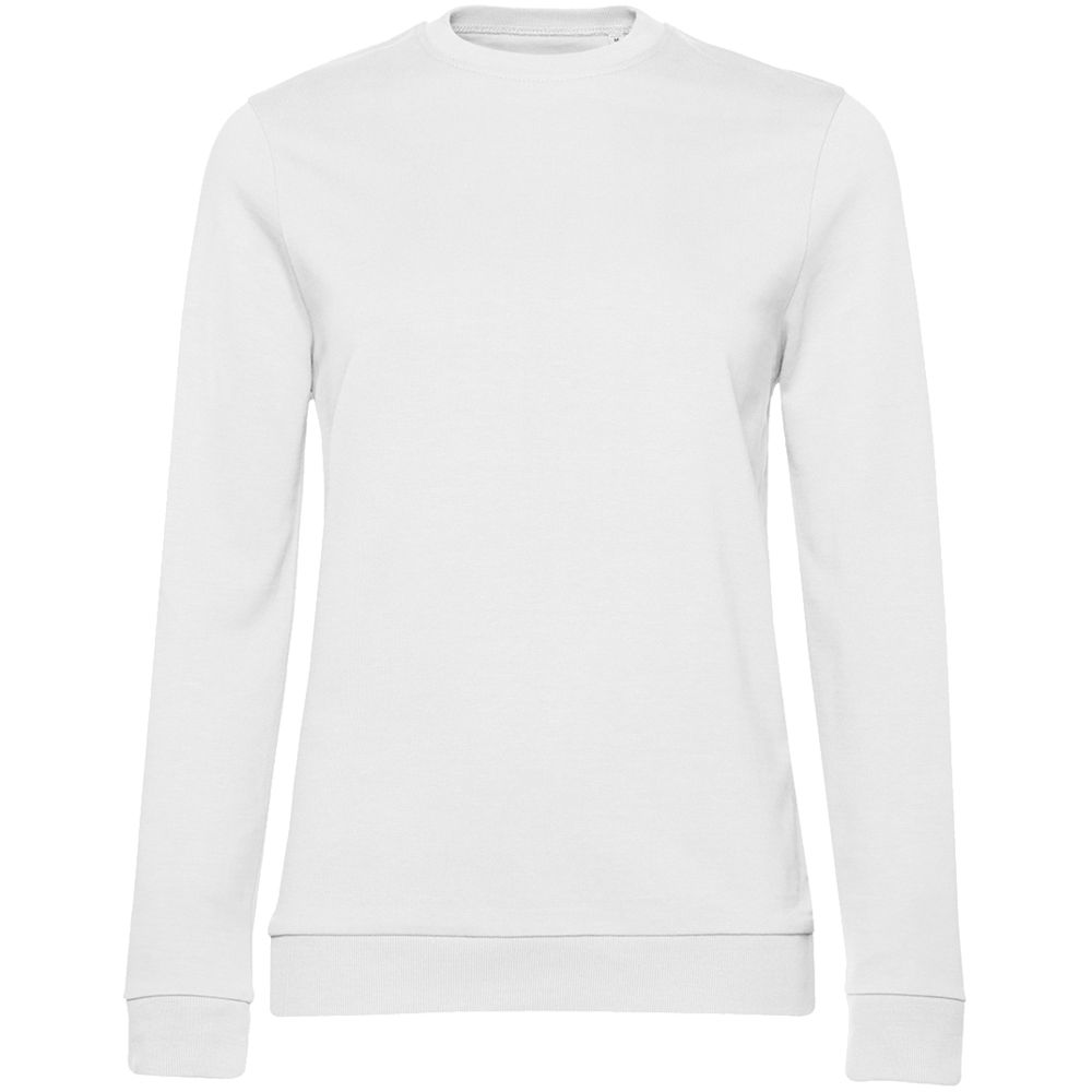 Свитшот женский Set In, белый с логотипом