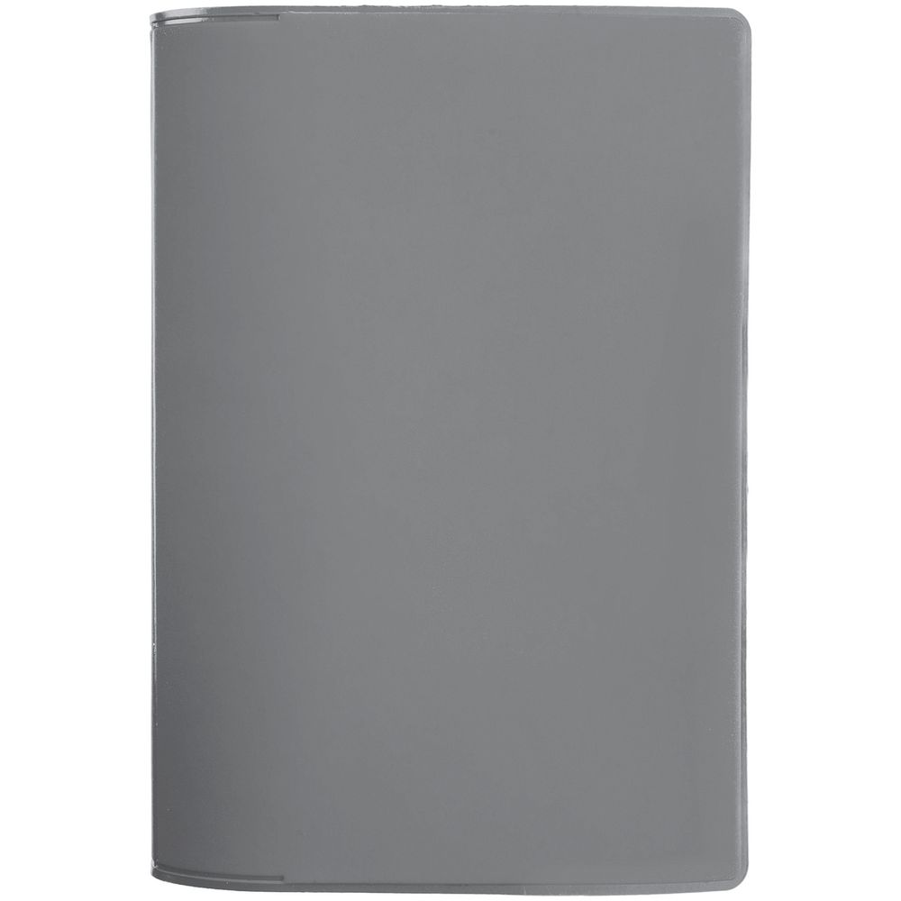 Обложка для паспорта Dorset, серая с логотипом