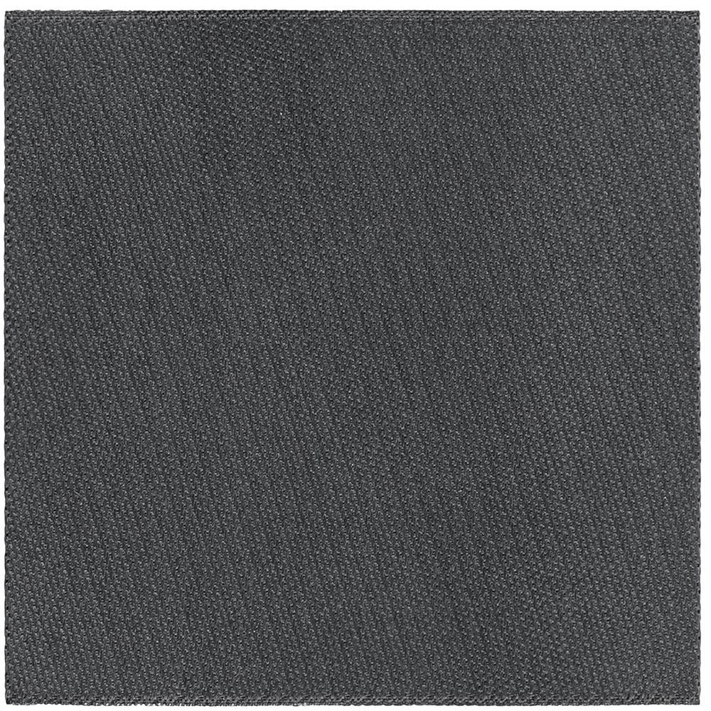 Лейбл тканевый Epsilon, L, темно-серый с логотипом