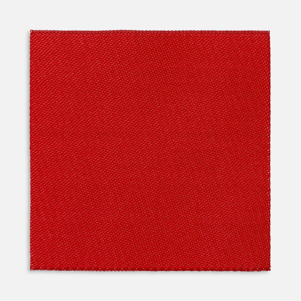 Лейбл тканевый Epsilon, L, красный с логотипом