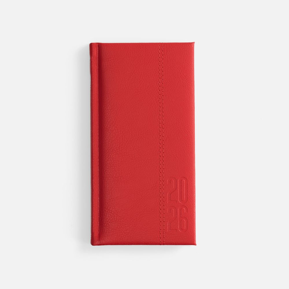 Еженедельник Baza, датированный, красный с логотипом