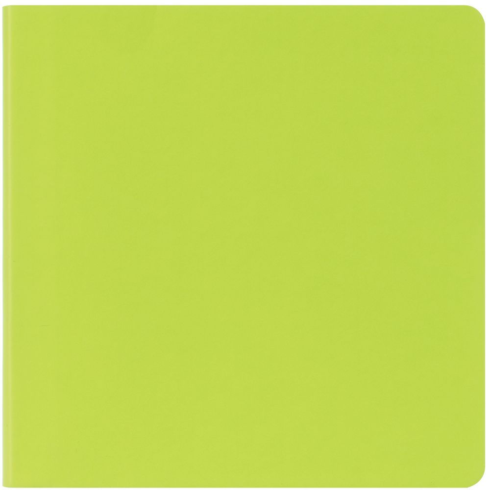 Блокнот Charm, светло-зеленый с логотипом