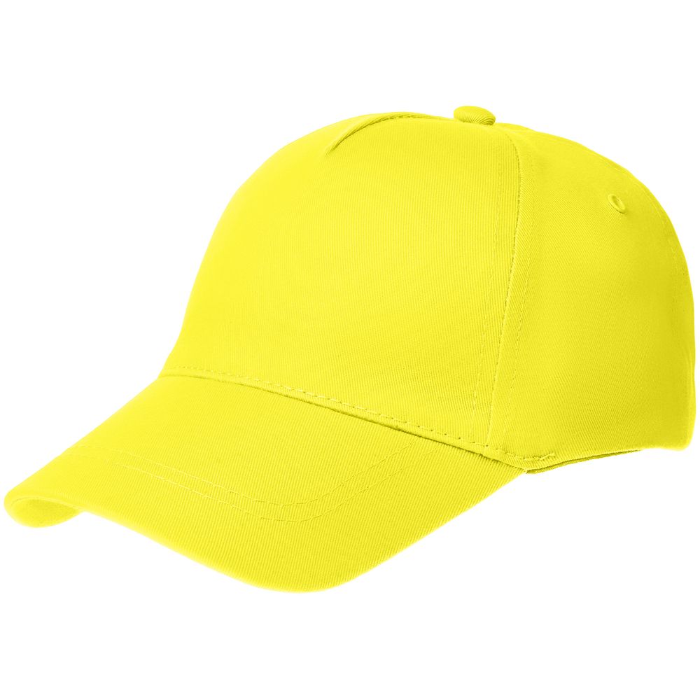 Бейсболка Convention, желтая с логотипом