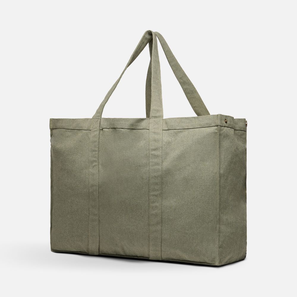 Шопер Hilo, зеленый с логотипом