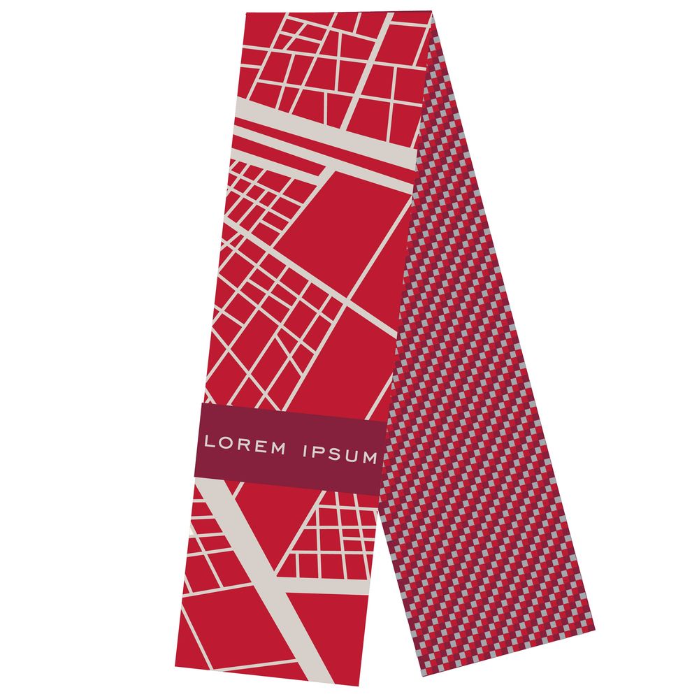 Шарф на заказ Tricksy Light, XL, акрил с логотипом