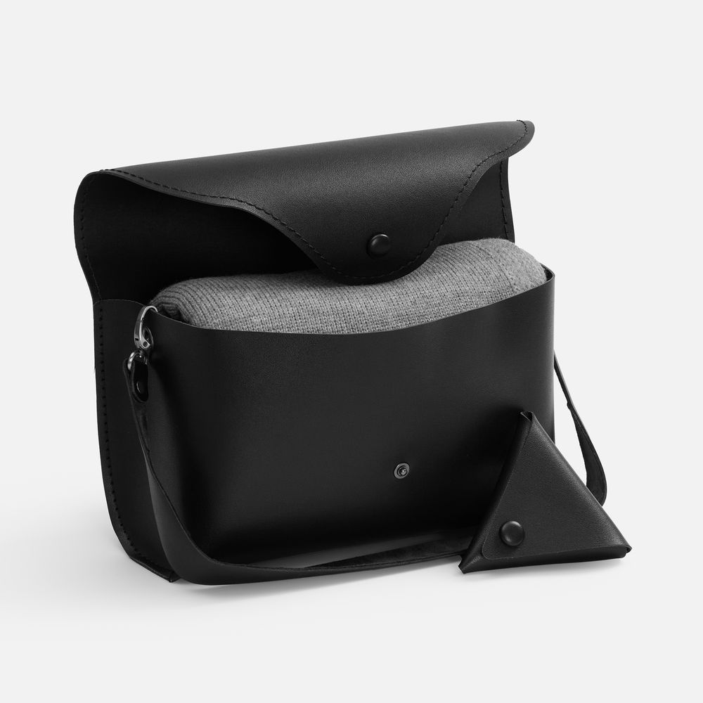 Плед Voyage в кофре, серый с логотипом