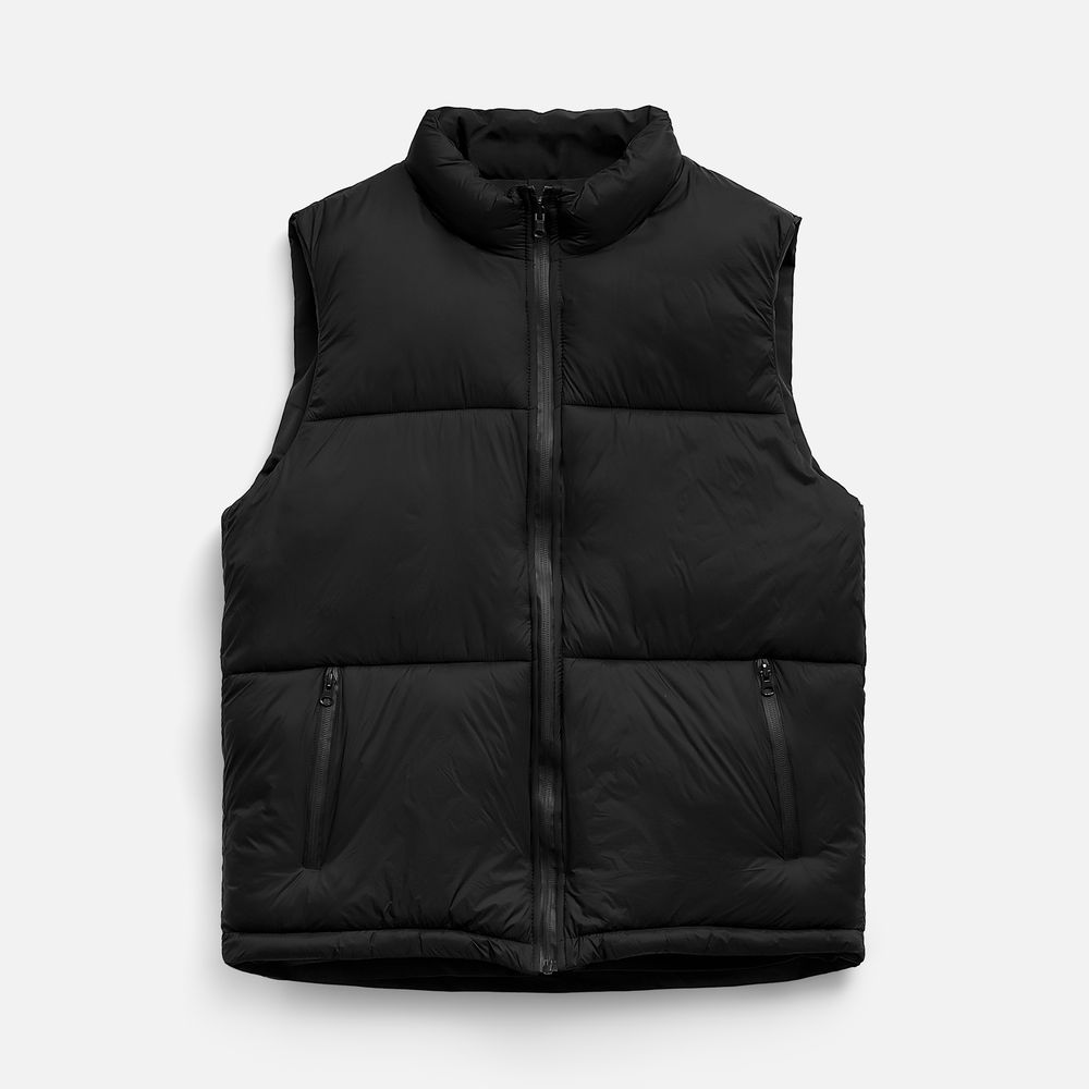 Жилет двусторонний V2, черный с логотипом