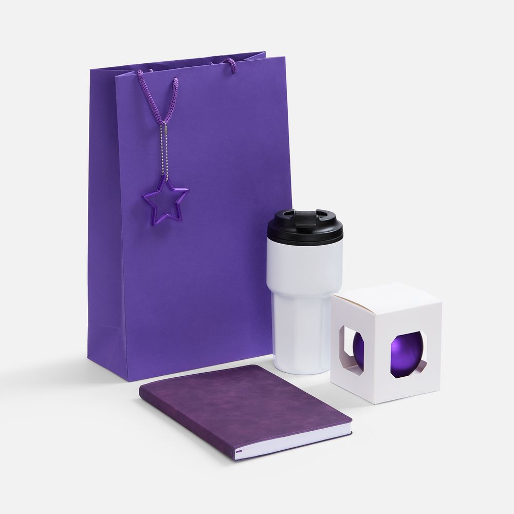 Набор Astrela, фиолетовый с логотипом