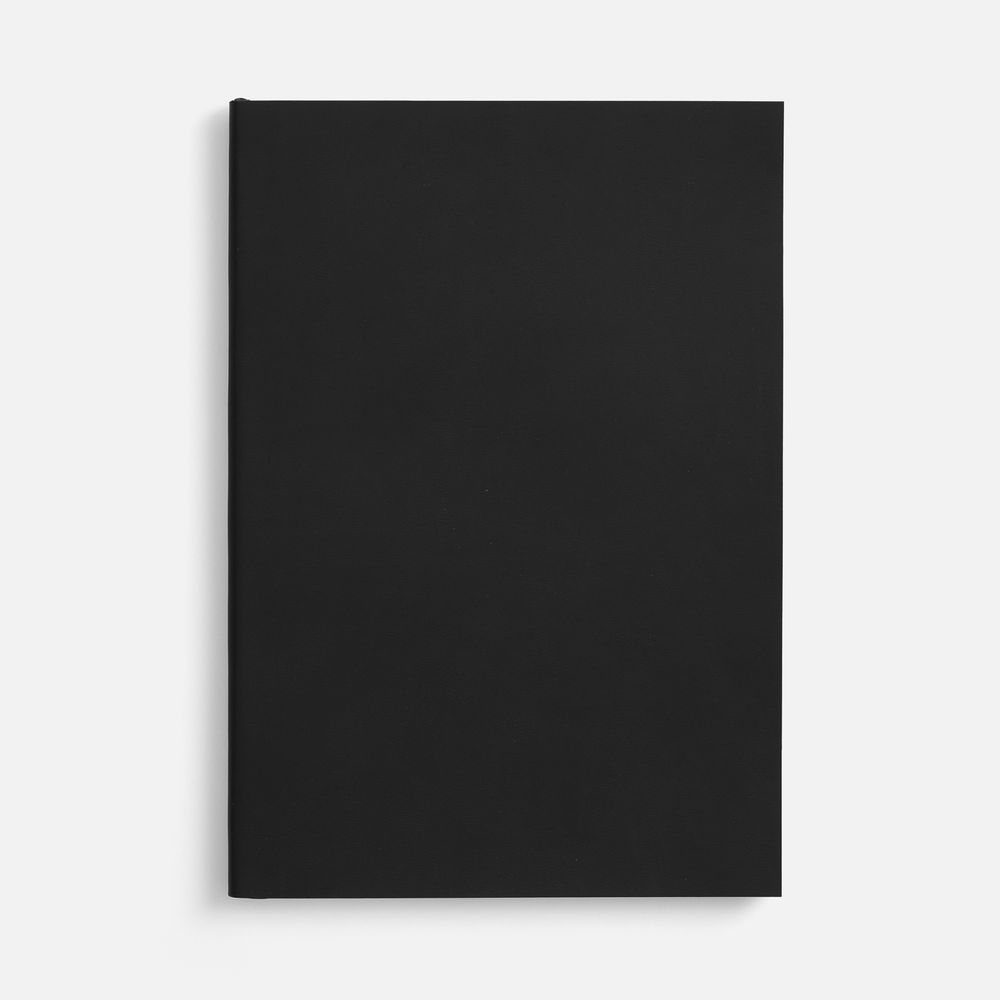 Ежедневник Flat Light, недатированный, черный с логотипом