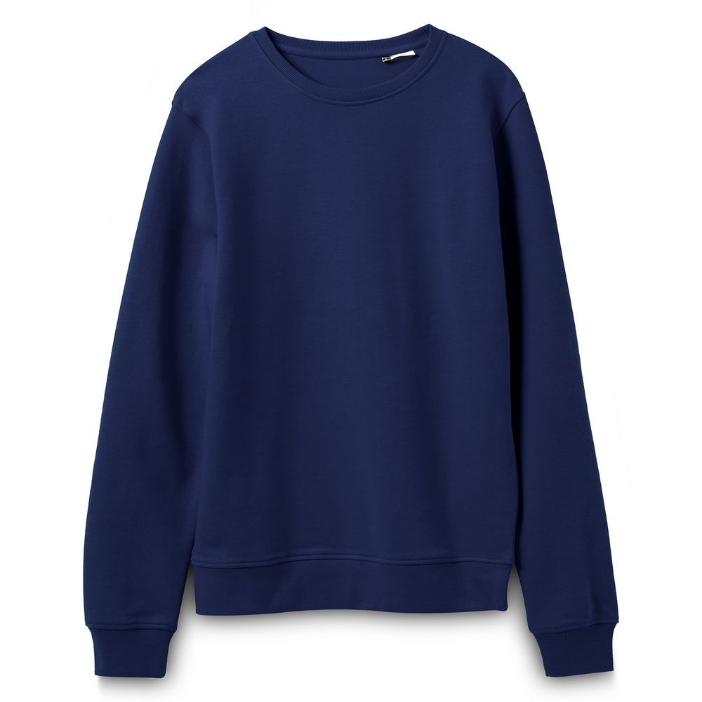 Свитшот унисекс BNC Inspire (Organic), темно-синий с логотипом