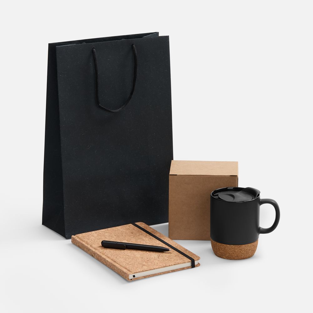 Набор Corkfolio, черный с логотипом