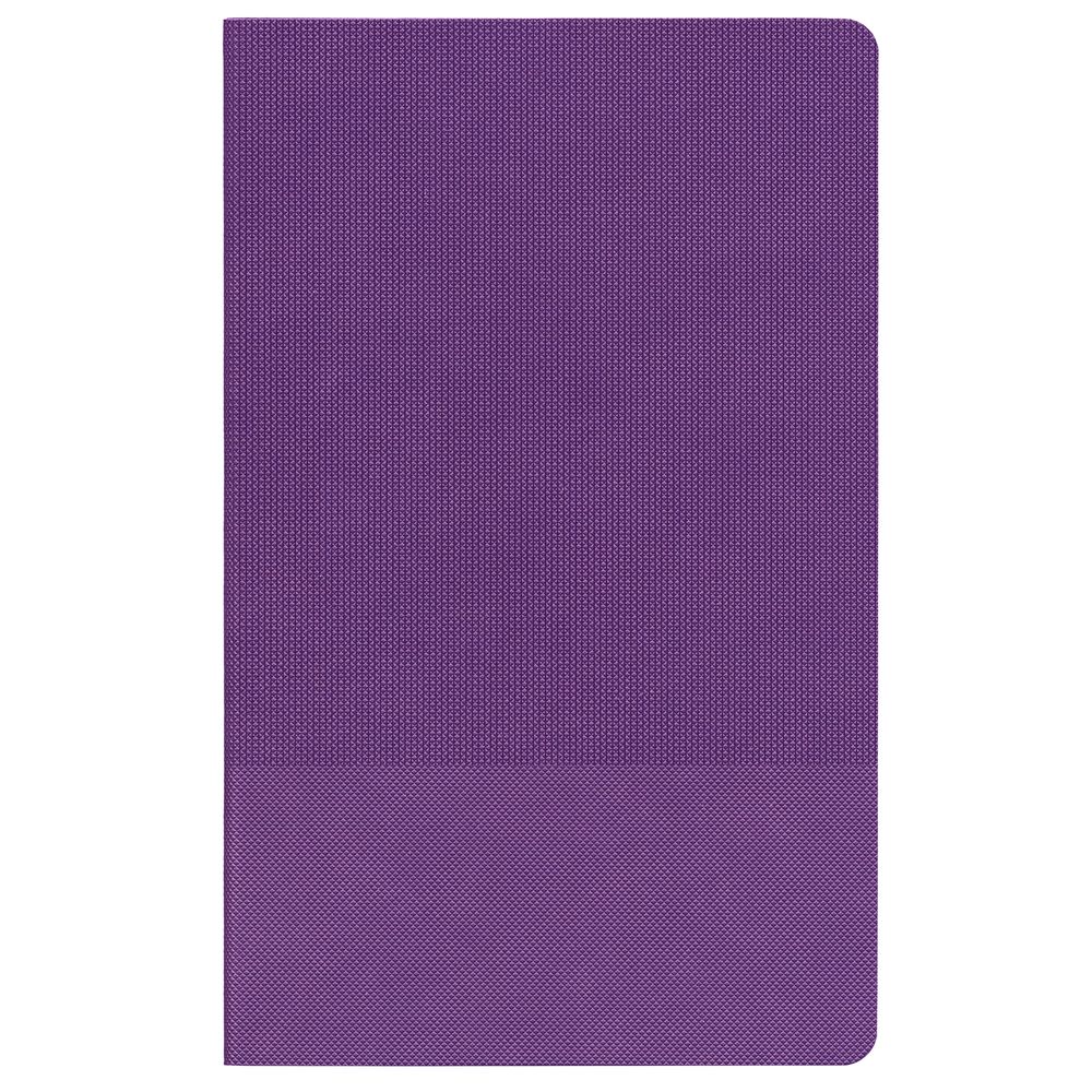 Ежедневник Knit, недатированный, фиолетовый с логотипом