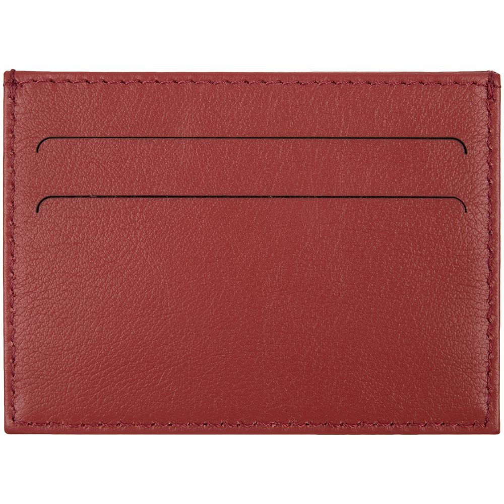 Чехол для карточек Top Mini, красный с логотипом