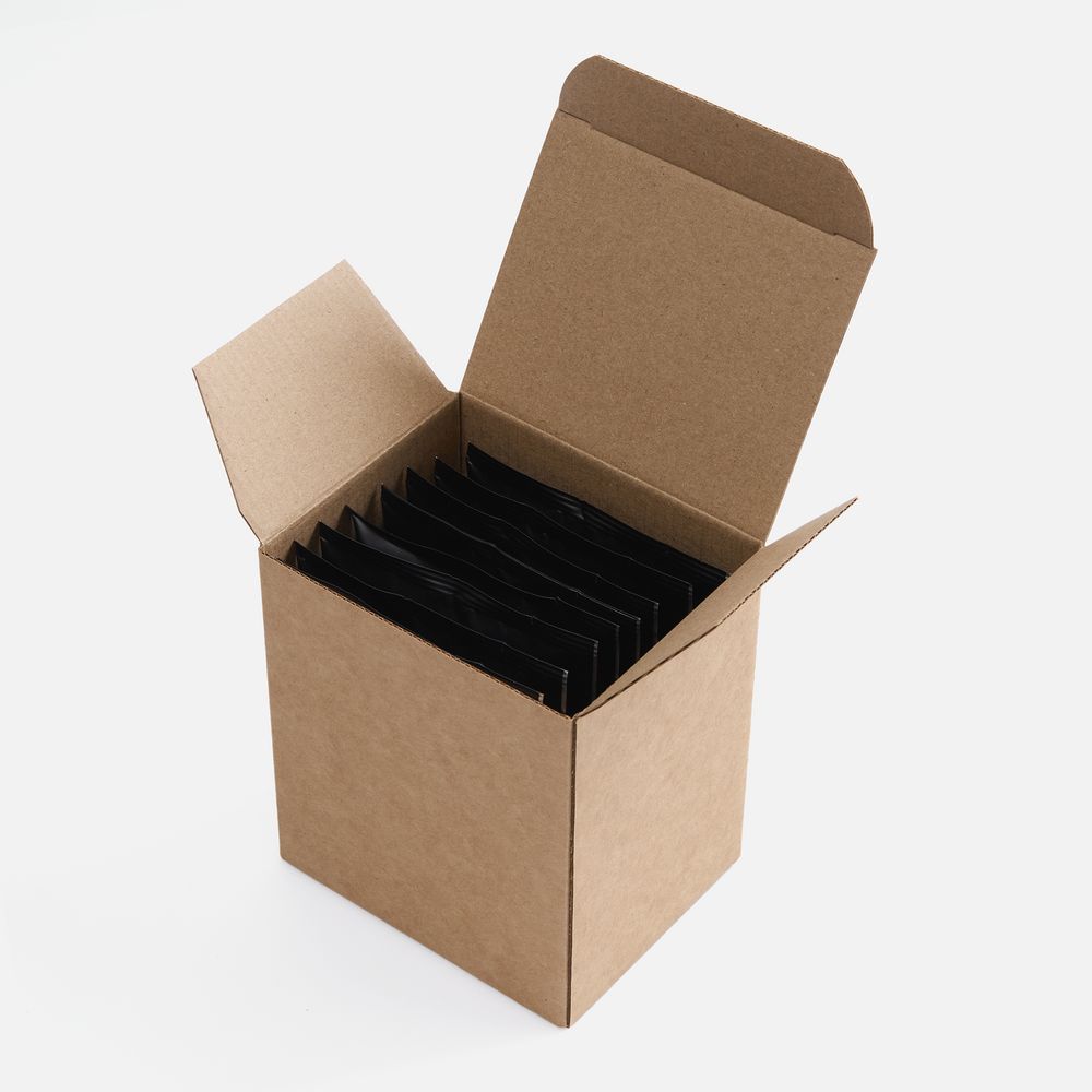 Набор кофе в дрипах Dripmate, черный с логотипом