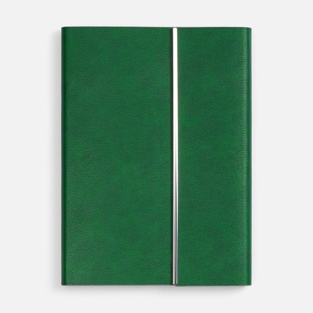 Ежедневник Petrus Flap, недатированный, зеленый с логотипом
