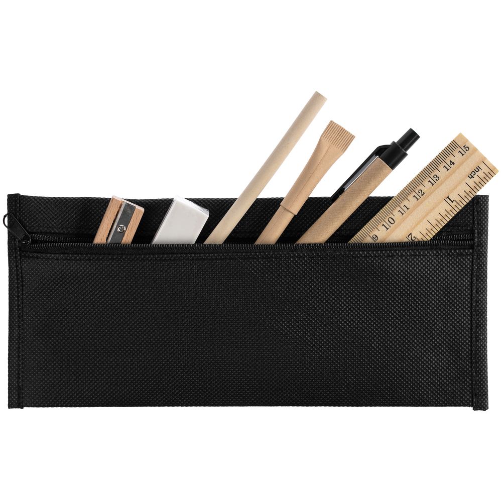 Канцелярский набор Scribe, без блокнота, черный с логотипом