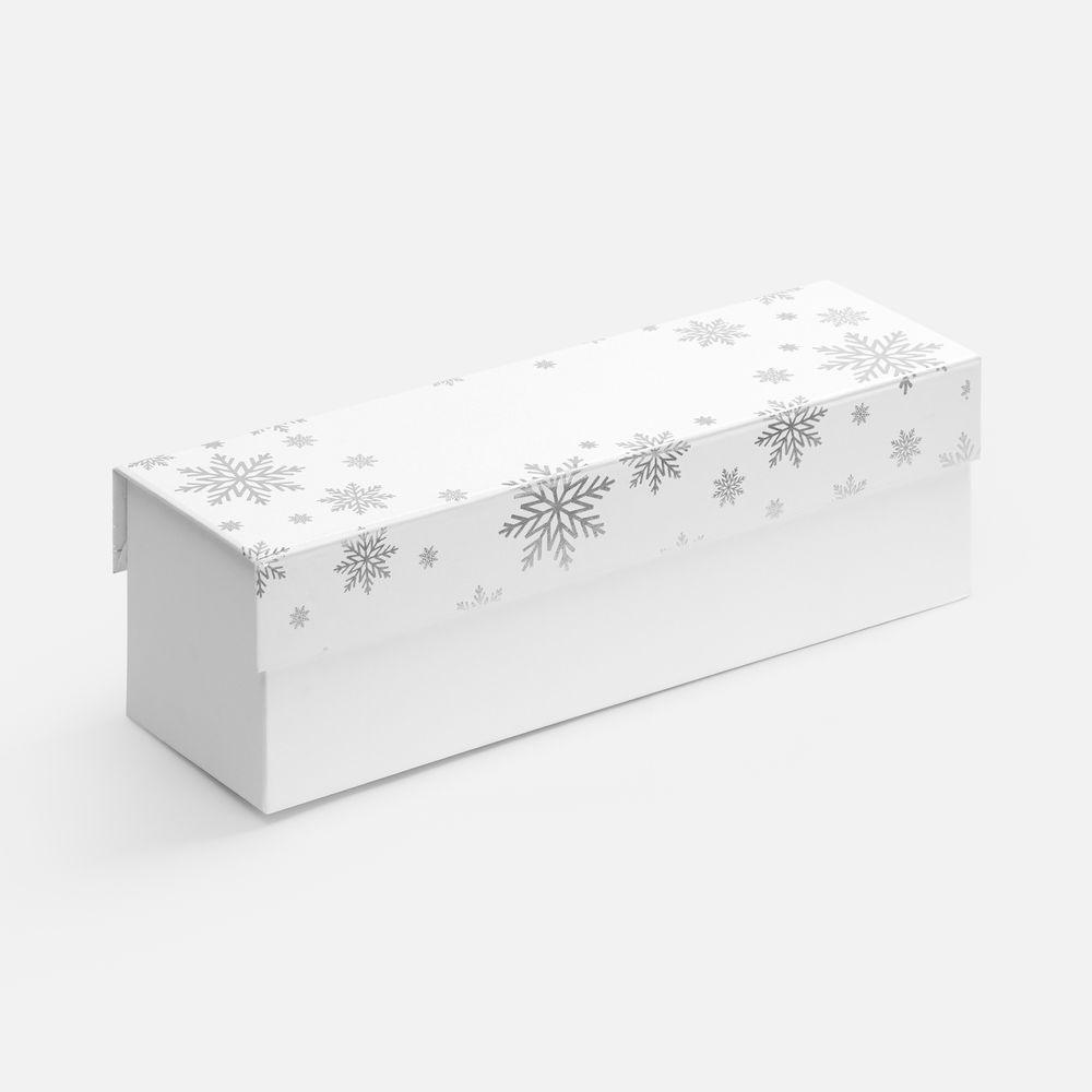 Коробка Wintry под бутылку, белая с логотипом