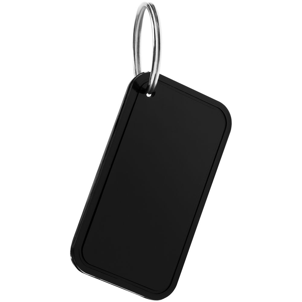 Брелок «Прямоугольник», черный с логотипом