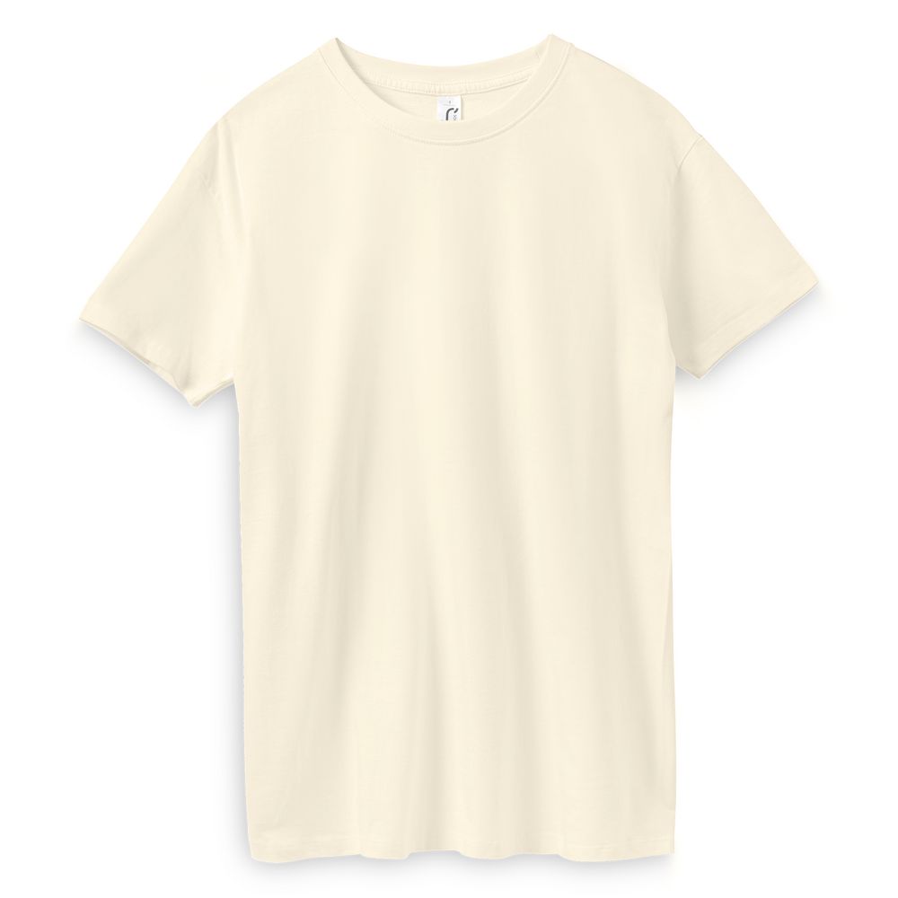 Футболка Imperial 190, светло-бежевая с логотипом