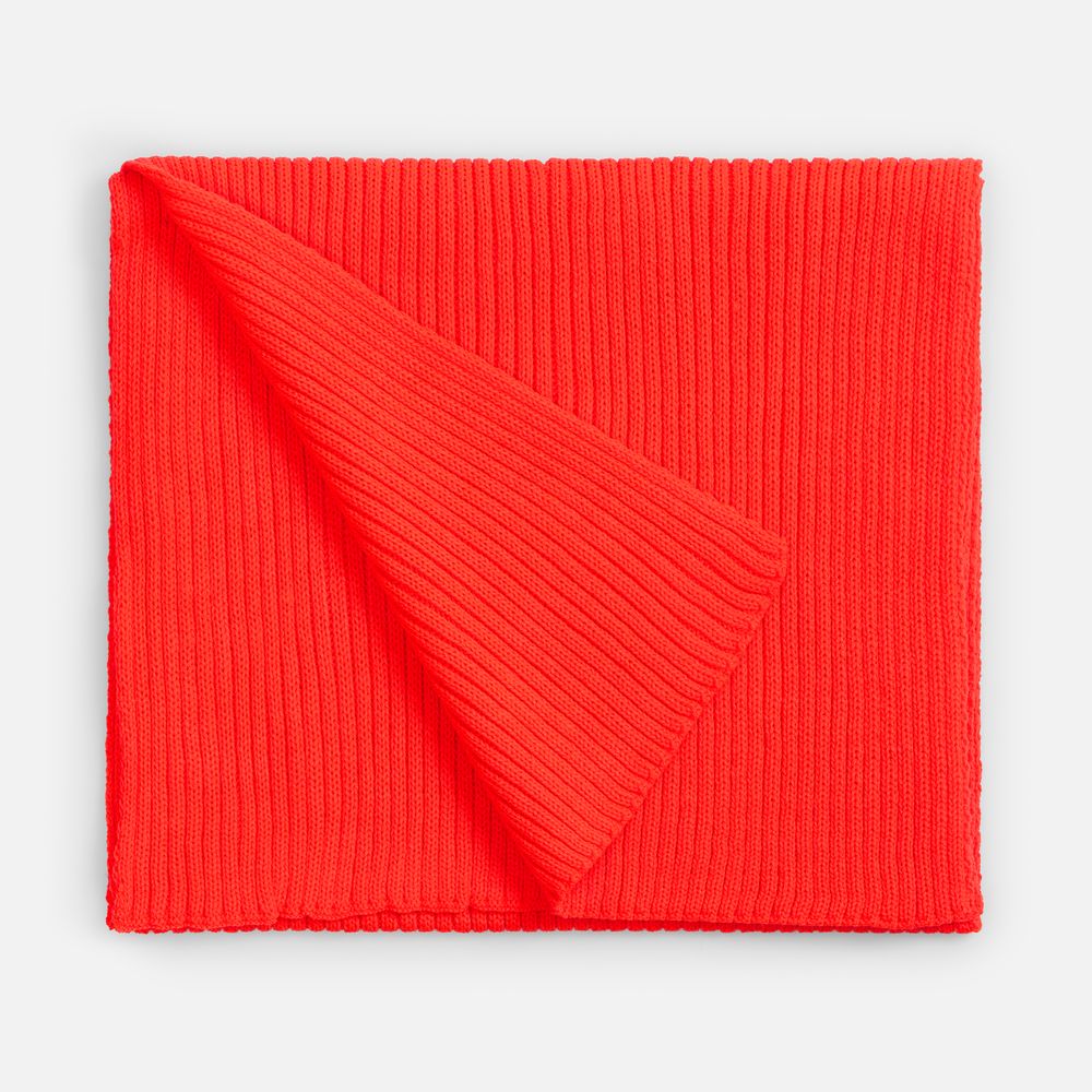 Шарф Yong, ярко-красный (кармин) с логотипом