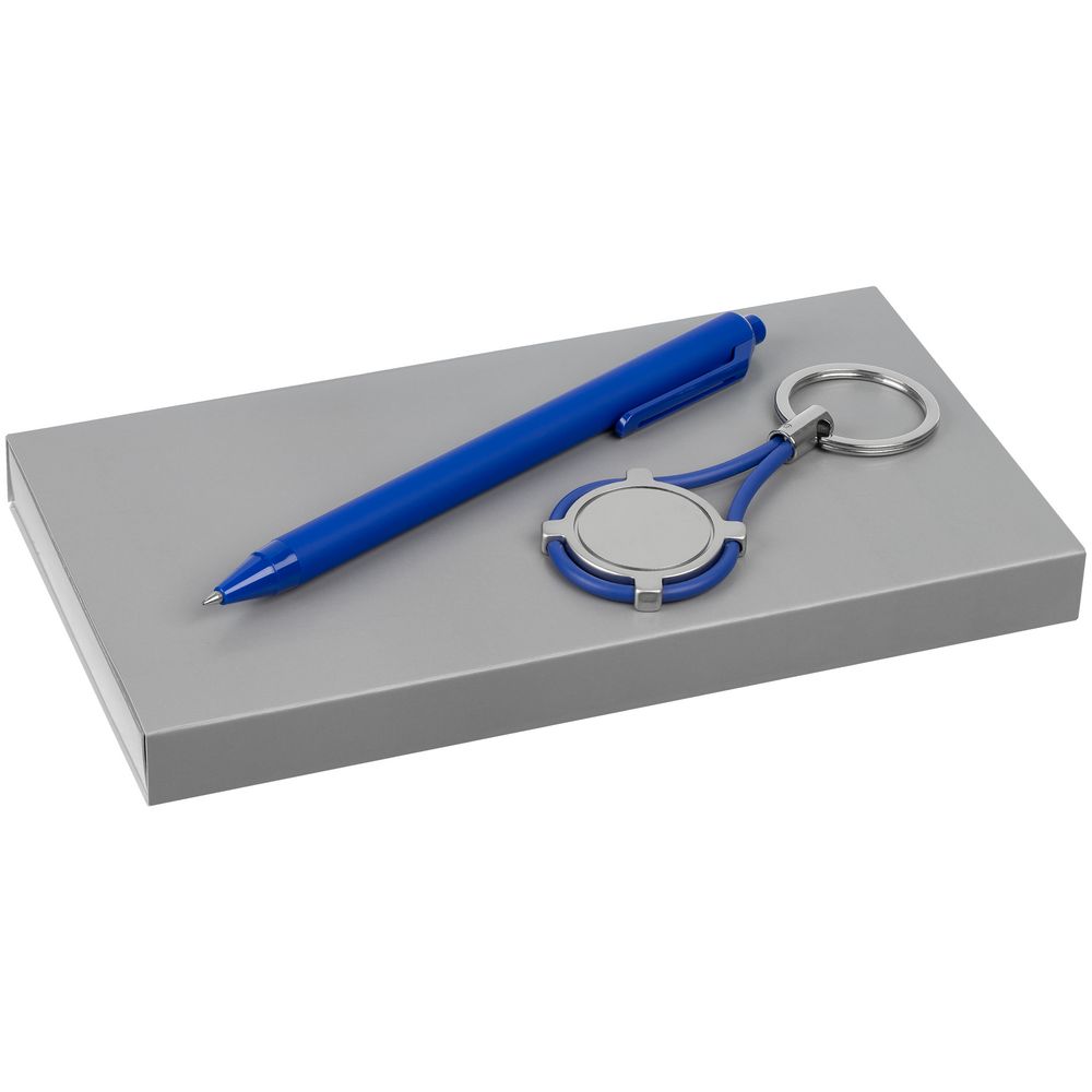 Набор Rotund, синий с логотипом