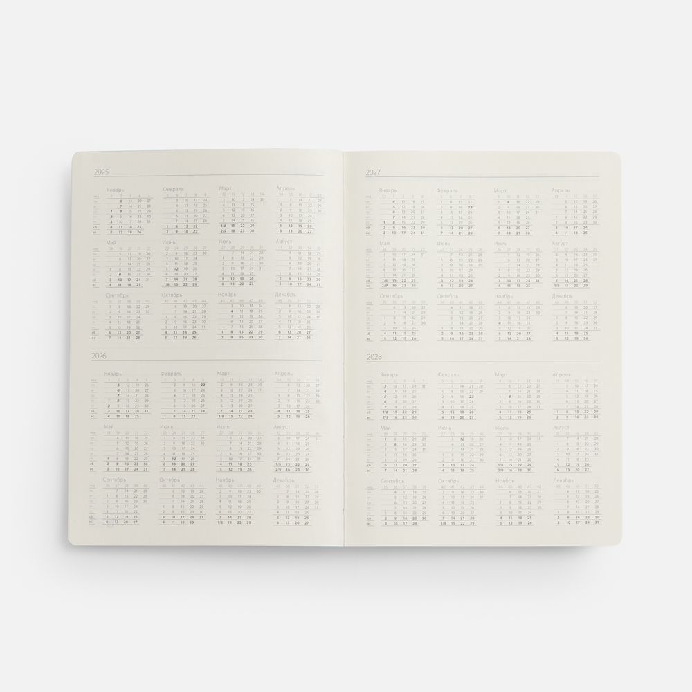 Ежедневники с логотипом с печатью логотипа. Ежедневник Urban Hard, недатированный по цене 902 ₽ руб. (артикул 72079.10) Ежедневник Urban Hard, недатированный, серый