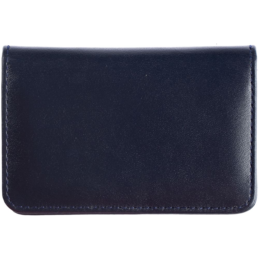 Футляр для карточек и визиток Signature, синий с логотипом