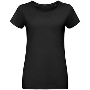 Футболка женская Martin Women, черная с логотипом