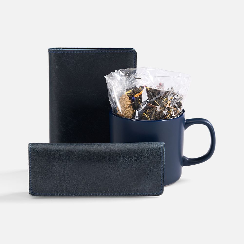 Набор inStream Tea, синий с логотипом