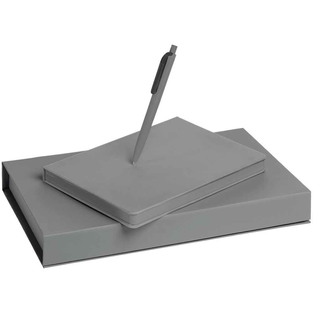 Набор Shall, серый с логотипом