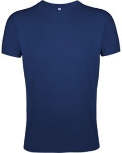 Футболка мужская Regent Fit 150, кобальт (темно-синяя) с логотипом