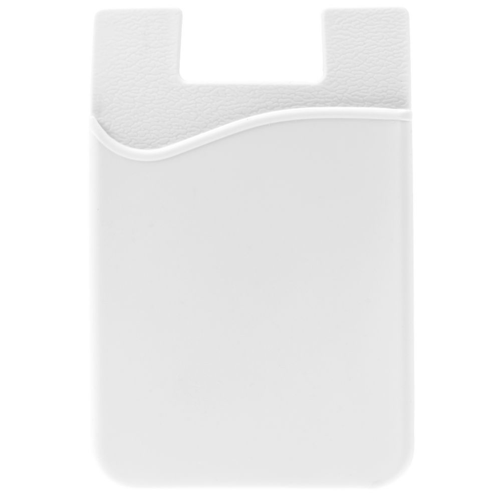 Чехол для карты на телефон Shelley, белый с логотипом